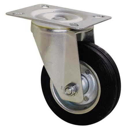 2160520 Guitel Hervieu Otočné 125 kg 125 mm, Pryž