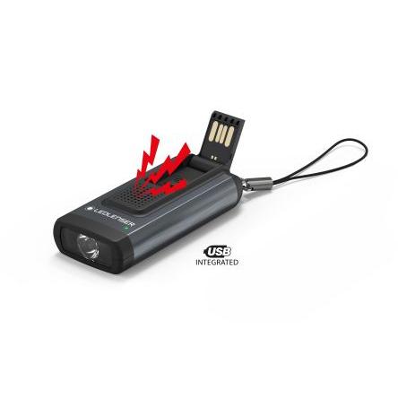 Svítilna na klíče K6R SAFETY, rozsah: K-series, typ žárovky: LED Dobíjecí LEDLENSER