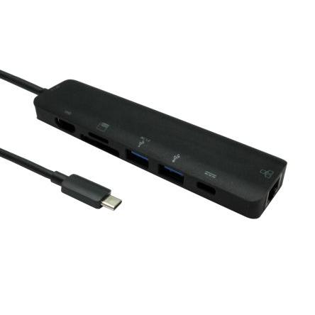 RS PRO Adaptér, počet zobrazení: 3, 3840 x 2160 pixel, video připojení: HDMI, standard: USB typu C