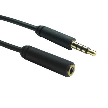 Pomocný kabel, řada: RS PRO délka 2 m, A: Vnější, A: Stereo jack 3,5 mm RS PRO, B: Vnitřní, B: Stereo jack 3,5 mm, Černá