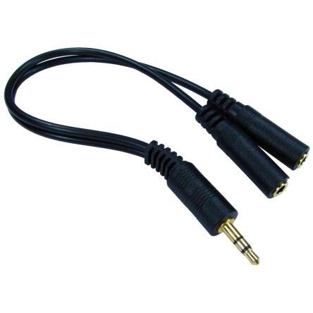 Pomocný kabel, řada: RS PRO délka 200 mm, A: Vnější, A: Stereo jack 3,5 mm RS PRO, B: Vnitřní, B: 3.5 mm stereo jack x