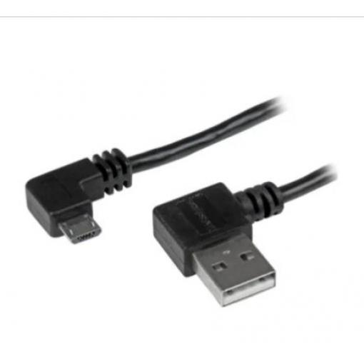 RS PRO Kabel USB do zásuvky IC Vnější, A: USB typu A, 1 m Vnější, Černá, B: Micro USB typ B