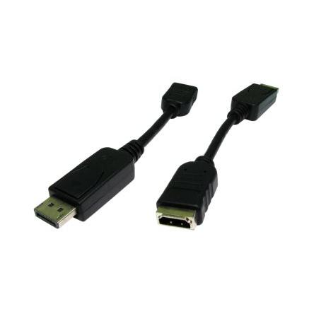 RS PRO, A: Vnější Display Port, B: Vnitřní HDMI, Polyvinylchlorid DisplayPort Kabely 150 mm