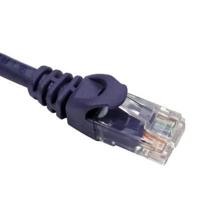 RS PRO Kat6 Ethernetové kabely, Purpurová, Polyvinylchlorid, A: RJ45, 80V 2 m Vnější, B: RJ45 Vnější, typ pláště: U/UTP