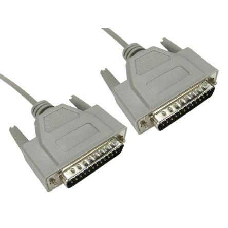 RS PRO Sériový kabel, A: Vnější délka 5 m, A: D-sub 25kolíkový, B: Vnitřní, B: D-sub 25kolíkový, Polyvinylchlorid