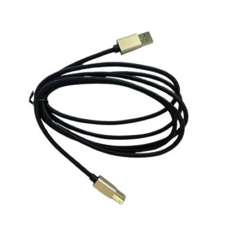 RS PRO Kabel USB do zásuvky IC Vnější, A: USB typu A, 2 m Vnější, Černá, B: USB B