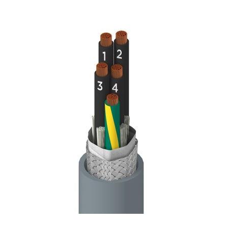 Vícežilové průmyslové kabely, řada: Xtra-Guard FLEX Performance Cable 5žilový, 600V Polyvinylchlorid, Termoplastický