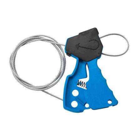 Brady, Zařízení pro blokování kabelů Modrá 1 zámek, Nylon plněný sklem Uzamčení 7.87 mm
