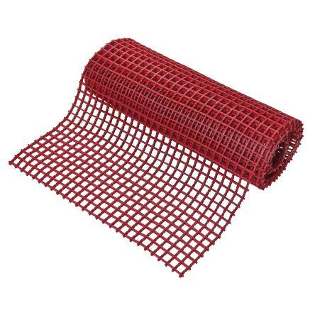 Coba Europe, Rohož, Otvor, Červená, Polyvinylchlorid, délka: 5 m Role, Protiskluzová, šířka: 600mm 12 mm