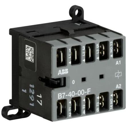 ABB Stykač napětí ve vinutí 24V dc 4pólový 20 A 5.5 kW s 4 NO kontakty 24V Řídicí jednotka, rozsah: B 4P