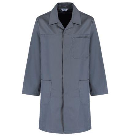 Alsico Laboratorní plášť, Šedá Unisex, SC: S 3, Polyester, Bavlna Opakovaně použitelné No