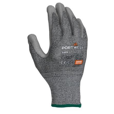 Portwest Rukavice Ne Šedá CE, EN ISO 21420 Elastan, Pružný, Laminát, HPPE, Polyester Ano Ano Ano Polyuretan Ne Ne 9