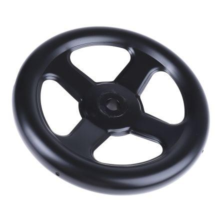 RS PRO Černá Ocel Ruční kolo 200 mm