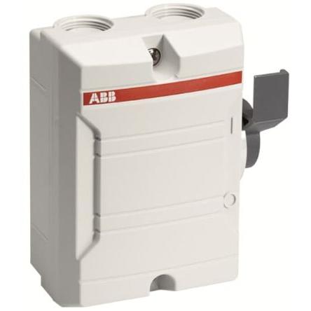 ABB Odpínač, rozsah: 2CMA 2pólový Povrchová montáž IP65 3.7 kW