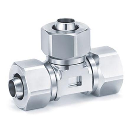 SMC Pneumatická armatura, řada: KFG2, 8 mm Zásuvný, 6 mm Zásuvný