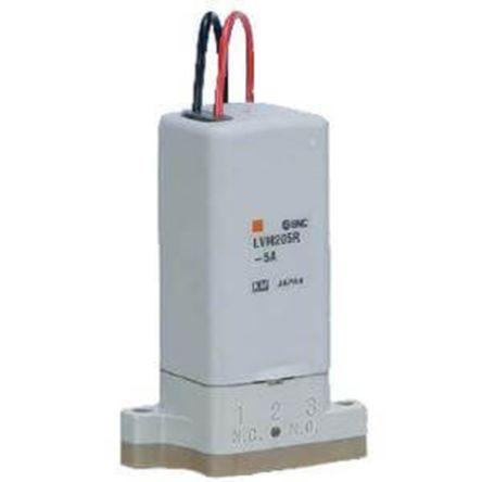 Elektromagnetický ventil LVM20R3-5C-Q 2portový Univerzální 24V SMC M6 M6