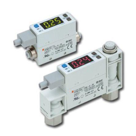 SMC, řada: PFM7 Integrovaný displej Spínač průtoku Vzduch 1L/min → 50L/min