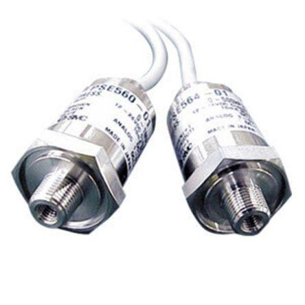 Tlakový snímač IP65, max. tlak: 10 bar SMC 24V 50 °C