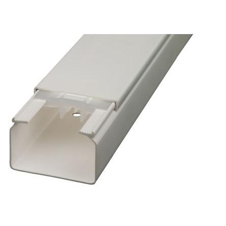 Instalační kabelovod VDE Polyvinylchlorid barva Bílá 60mm x 60 mm x 2 m RS PRO