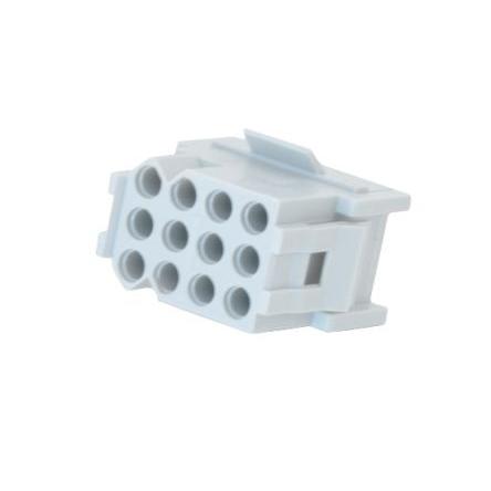 ITT Cannon Zástrčka pouzdra, řada: TSTRECT Vnitřní, počet kontaktů: 12, orientace těla: Rovný, Panel, materiál pouzdra: