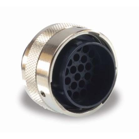 Kulatý konektor, počet kontaktů: 23, Kabel, velikost: Standard ITT Cannon, pohlaví kontaktu: Vnější, orientace těla: