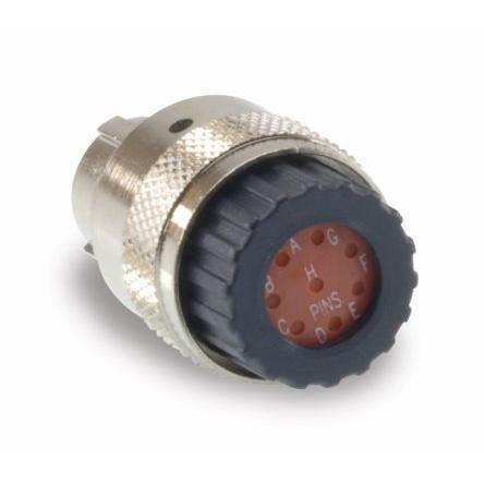 Kulatý konektor, počet kontaktů: 7, Kabel, velikost: Standard ITT Cannon, pohlaví kontaktu: Vnitřní, orientace těla: