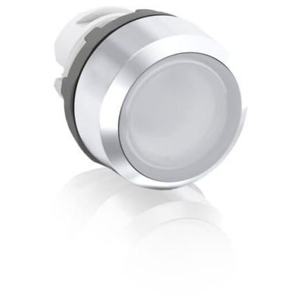 ABB Hlava tlačítka, řada: MP1 Bílá Okamžité, průměr výřezu: 22.5 mm IP66