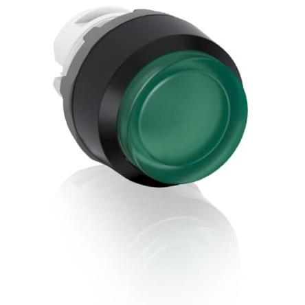 ABB Hlava tlačítka, řada: MP3 Zelená Okamžité, průměr výřezu: 22.5 mm IP66