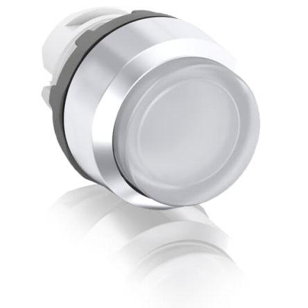 ABB Hlava tlačítka, řada: MP3 Bílá Okamžité, průměr výřezu: 22.5 mm IP20, IP66