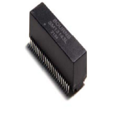 Bourns Ethernetový transformátor LAN, Průchozí otvor, ±5 %, 70 °C, hloubka: 8.35 mm, 0 °C