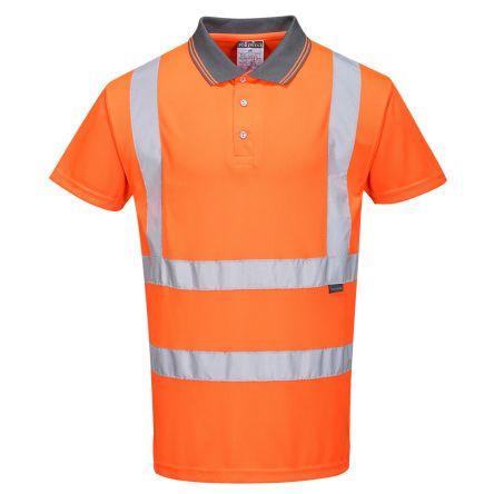 Portwest RT22 Oranžová Unisex Reflexní tričko s límečkem M