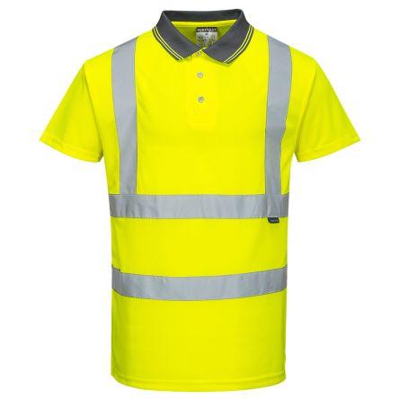 Portwest S477 Žlutá Unisex Reflexní tričko s límečkem 2XL