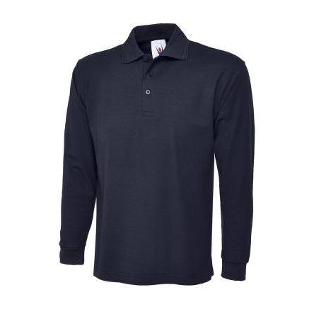Uneek UC113 Tmavomodrá Polyester, Bavlna Polokošile 107 to 112 cm