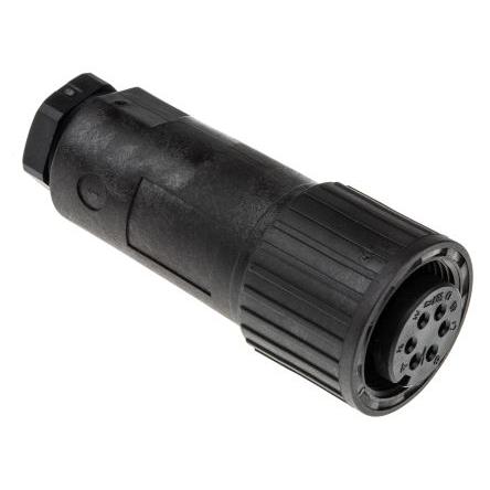 Hirschmann Kulatý konektor, specifikace Mil, řada: CM, materiál kontaktu: Stříbrná, orientace těla: Rovný, Kabel, počet
