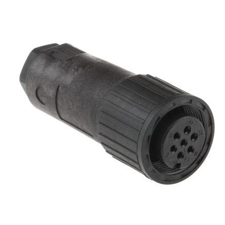 Hirschmann Kulatý konektor, specifikace Mil, řada: CM, materiál kontaktu: Měď, orientace těla: Rovný, Kabel, počet