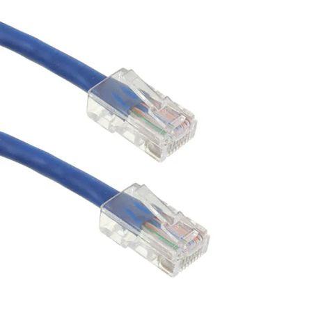 RS PRO Cat5e Ethernetové kabely, Modrá, Polyvinylchlorid, A: RJ45, 80V 915 mm Vnější, B: RJ45 Vnější, typ pláště: U/UTP