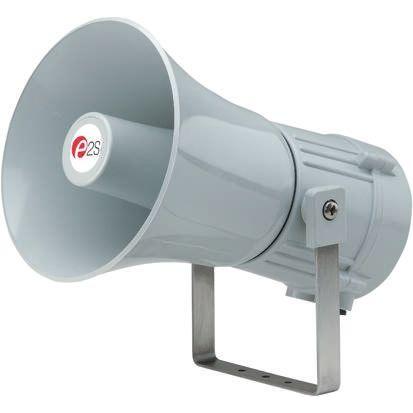 e2s Elektronická siréna, řada: MA121F Povrch Šedá 32 230V ac RMRS, EAC, CE 126 dB @ 1m IP67, IP66 St.