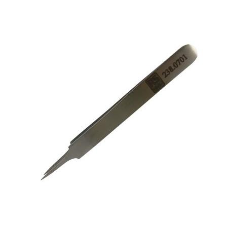 Pinzeta, celková délka: 100mm Antimagnetický, Nízkouhlíková austenitická ocel Velmi ostré špička RS PRO