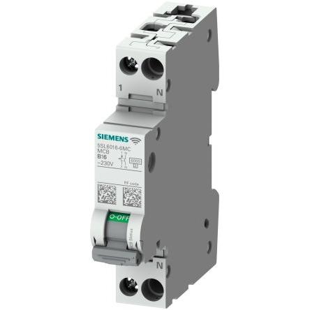 Siemens Miniaturní jistič, rozsah: SENTRON 1pólový 6A vypínací výkon 6 kA, charakteristika: Typ B, rozsah: SENTRON 230V