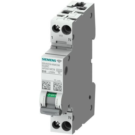 Siemens Požární bezpečnostní jistič, rozsah: SENTRON 1pólový 6A vypínací výkon 6000 A, charakteristika: Typ B, rozsah: