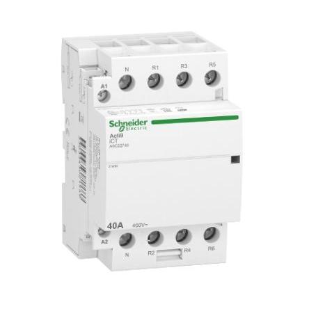 Schneider Electric Stykač 4pólový 63 A 2.1 W s 4 NC kontakty 240V osvětlení, rozsah: Acti9 iDT40 3P