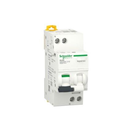 Schneider Electric Jistič zbytkového proudu s ochranou proti přepětí, rozsah: Acti9 iDD40K 1pólový 10A vypínací