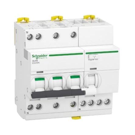 Schneider Electric Jistič zbytkového proudu s ochranou proti přepětí, rozsah: Acti9 iDD40K 3pólový 20A vypínací