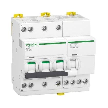 Schneider Electric Jistič zbytkového proudu s ochranou proti přepětí, rozsah: Acti9 iDD40K 3pólový 16A vypínací