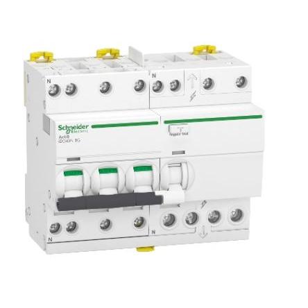 Schneider Electric Jistič zbytkového proudu s ochranou proti přepětí, rozsah: Acti9 iDD40N 3pólový 40A vypínací