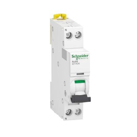 Schneider Electric Miniaturní jistič, rozsah: Acti9 iDT40K 1pólový 40A vypínací výkon 4500 A, charakteristika: Typ C,