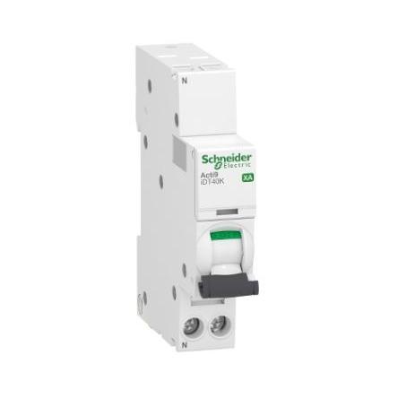 Schneider Electric Miniaturní jistič, rozsah: Acti9 iDT40K XA 1pólový 6A vypínací výkon 4500 A, charakteristika: Typ C,