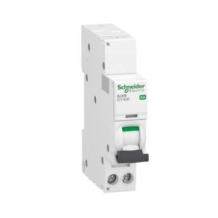Schneider Electric Miniaturní jistič, rozsah: Acti9 iDT40K XA 1pólový 10A vypínací výkon 4500 A, charakteristika: Typ C,