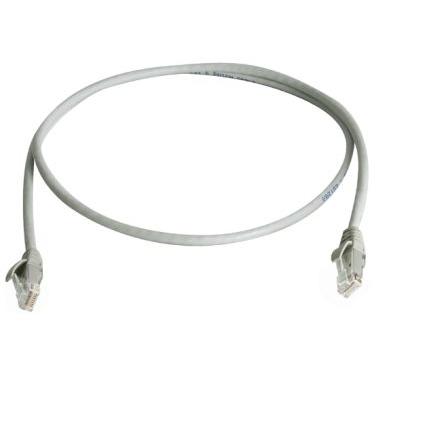 Telegartner Kat6 Ethernetové kabely, Šedá, Nízko dýmivý bezhalogenový, A: RJ45 1 m Vnější, B: RJ45 Vnější, typ pláště: