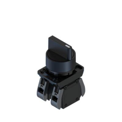 Volicí přepínač, řada: GCX Šroub Krátká páka 1 NO/1 NC, průměr výřezu: 22.5 mm IP20, IP65 RS PRO 2
